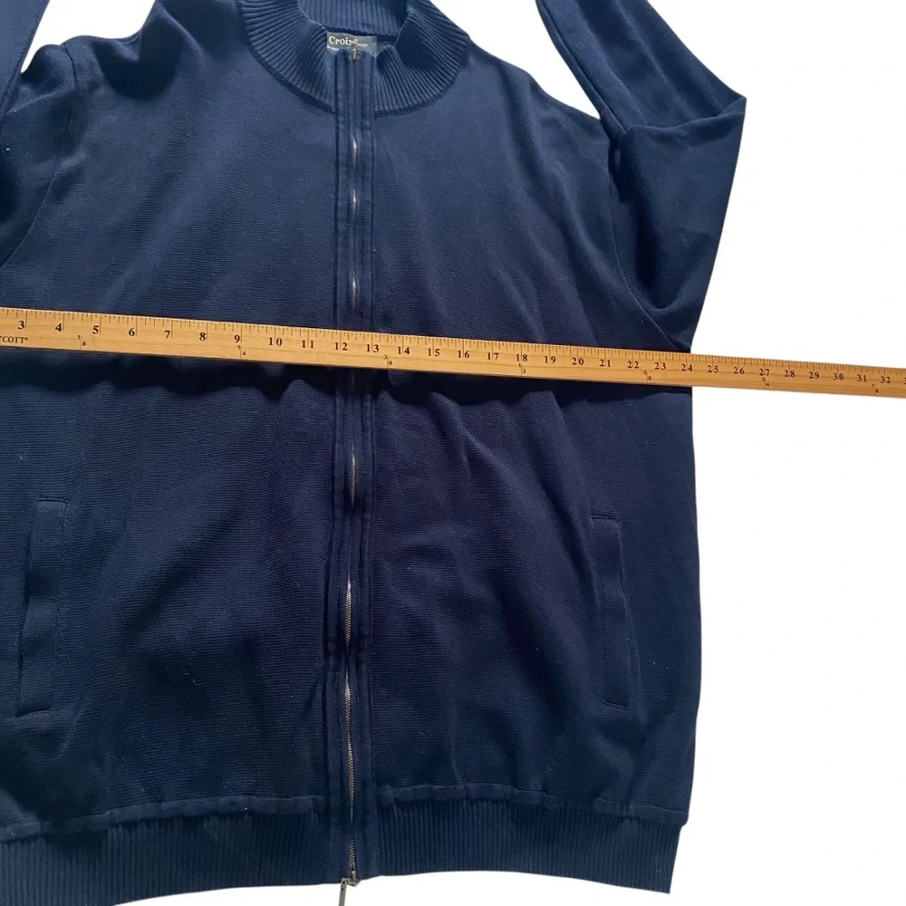 ST.Croix Men’s Blue Zip-up Cardigan XXL